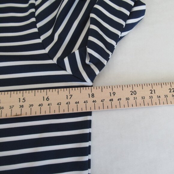 Vineyard Vines Womens Striped Sankaty Striped Nautical Top Size Small Blue White - Picture 6 of 9